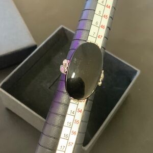 Elegant Black Stone Ring